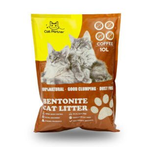 Cat Partner Bentonite Dust Free Clumping Cat Litter -10L - Coffee
