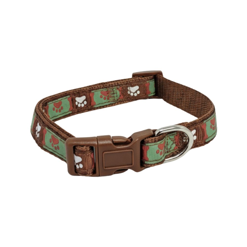 Cozy Paws Pet Collar - Medium Brown