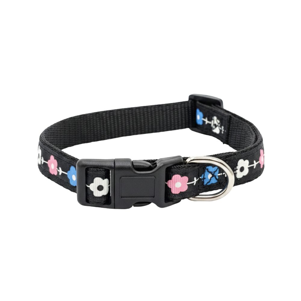 Cozy Paws Pet Collar - Medium Black