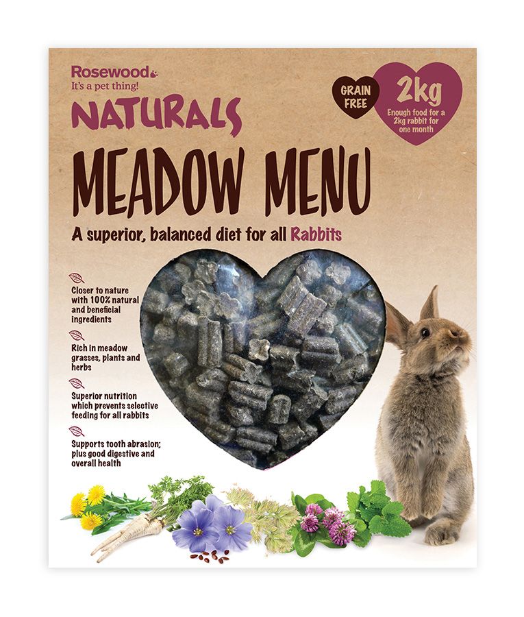 Rosewood Naturals Meadow Menu Rabbit Food 2kg