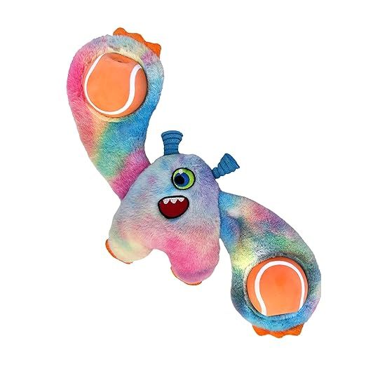 Kong Woozles Monster Squeaker Plush Dog Toy