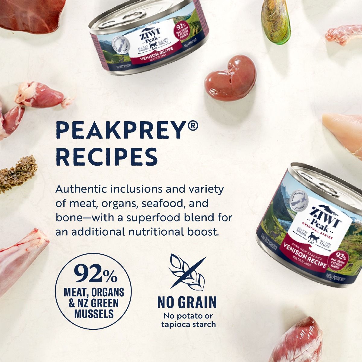 ZIWI Peak Venison Recipe Wet Cat Food