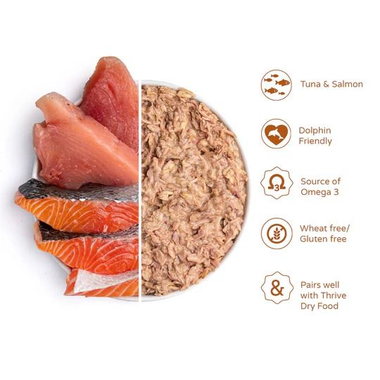 Thrive Complete Tuna & Salmon Wet Cat Food 75g