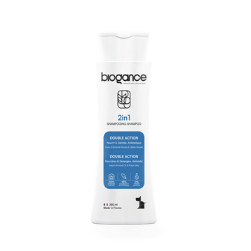 Biogance 2 In 1 Organic Shampoo (Sweet Almond Oil & Royal Jelly)-250ml