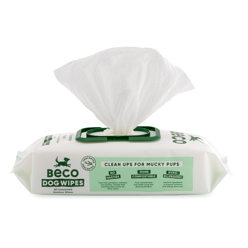 Beco Bamboo Unscented Dog Wipes