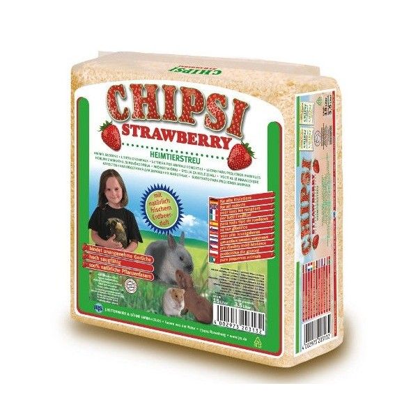 Chipsi Strawberry Scent Small Animal Bedding
