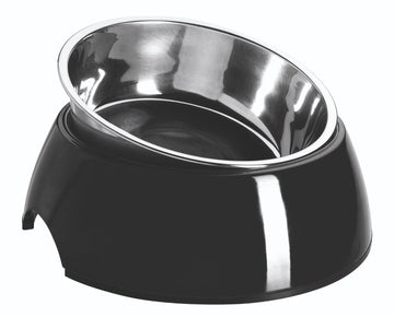 Hunter Melamine Black Dog Bowl