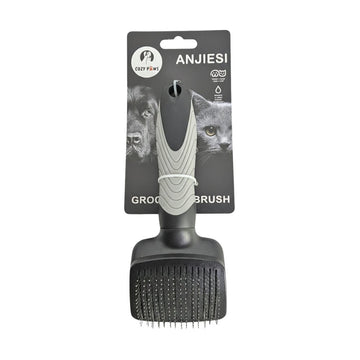 Cozy Paws Pet Slicker Brush Small, Grey Handle