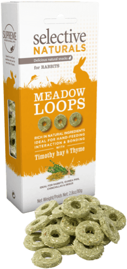 Supreme Selective Naturals Meadow Loops Rabbit Treat 80g