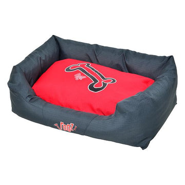 Rogz Spice Pod Red Bone Dog Bed