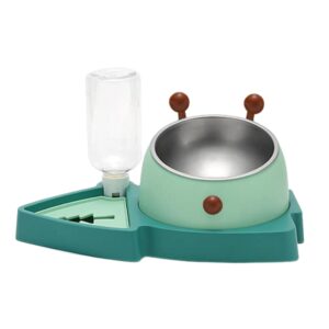 Cozy Paws 2 in 1 Water and Food Dispenser - Green
