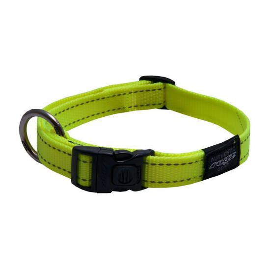 Rogz Utility Reflective Stitching Dog Collar