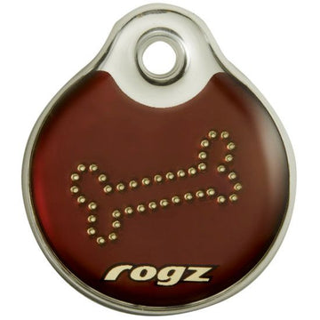 Rogz Bronze Bone ID Tag