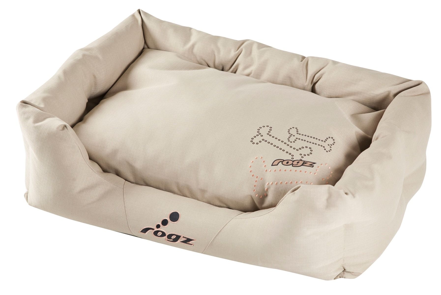 Rogz Spice Pod Bronze Bone Dog Bed