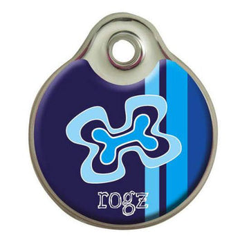 Rogz Indigo Bone ID Tag