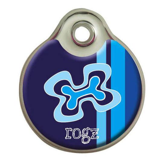 Rogz Indigo Bone ID Tag