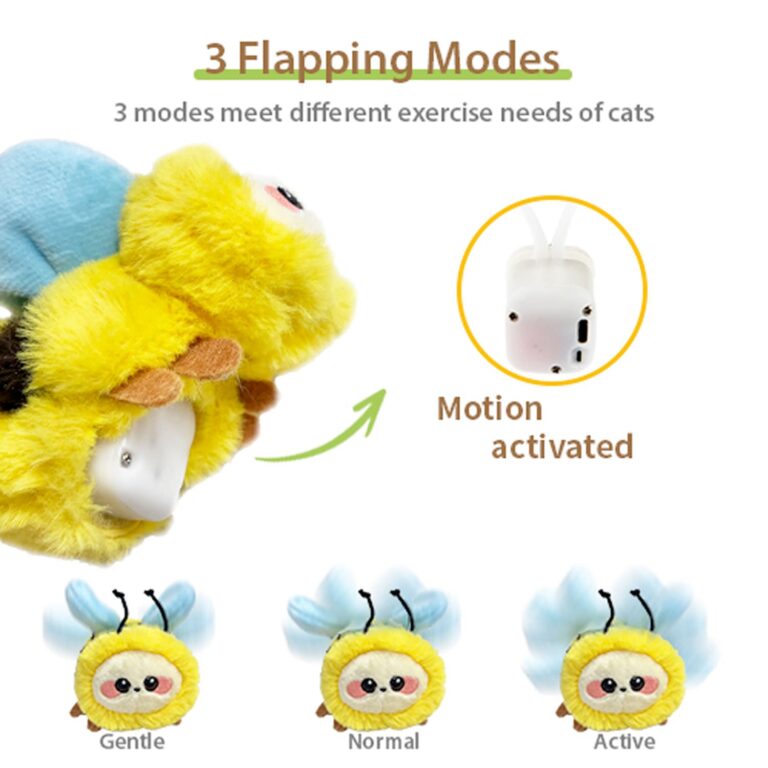 GiGwi Dance & Chirp Flapping Bee
