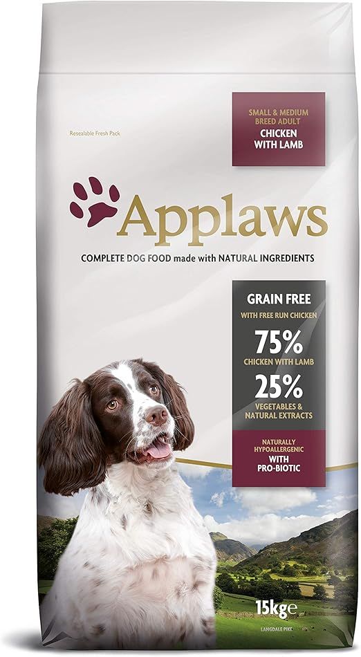 Applaws Chicken with Lamb Small & Medium Breed Adult Dry Dog Food