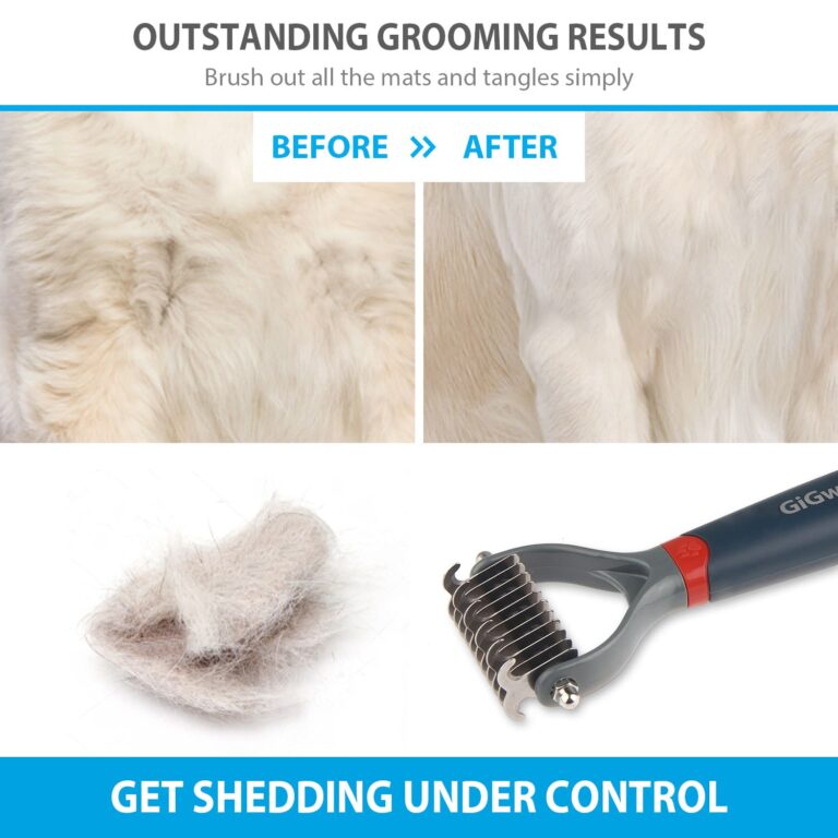 GiGwi Dual Head Dematting Comb 11 Teeth for Dogs & Cats