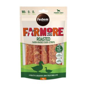 Fedem Farmore Jerky for Dogs – Roasted Farm-Raised Duck Strips 75g