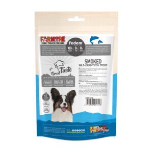 Fedem Farmore Jerky for Dogs – Smoked Wild-Caught Fish Sticks 75g