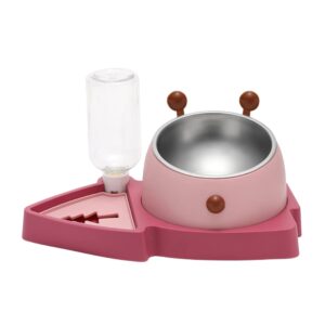 Cozy Paws 2 in 1 Water and Food Dispenser - Pink