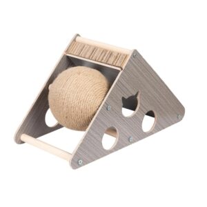 Cozy Paws Cat Scrather With Sisal Ball and Scratch Board