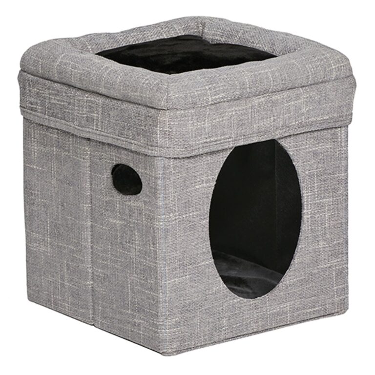 MidWest Curious Cat Cube – Silver