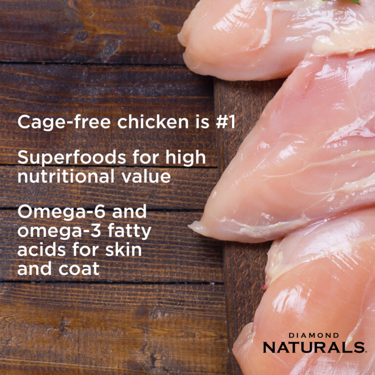 Diamond Naturals Senior Dog Chicken, Egg & Oatmeal Formula 2.72kg