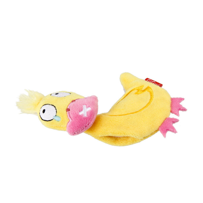 GiGwi Refillable Duck with Changeable Catnip Bag & Silvervine Stick