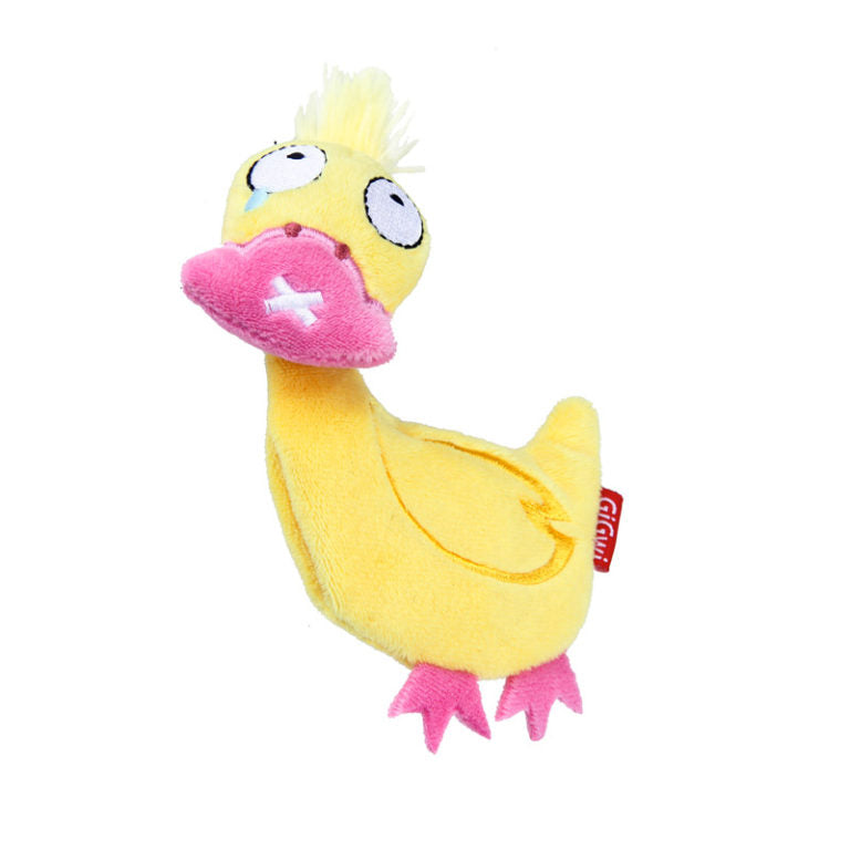 GiGwi Refillable Duck with Changeable Catnip Bag & Silvervine Stick