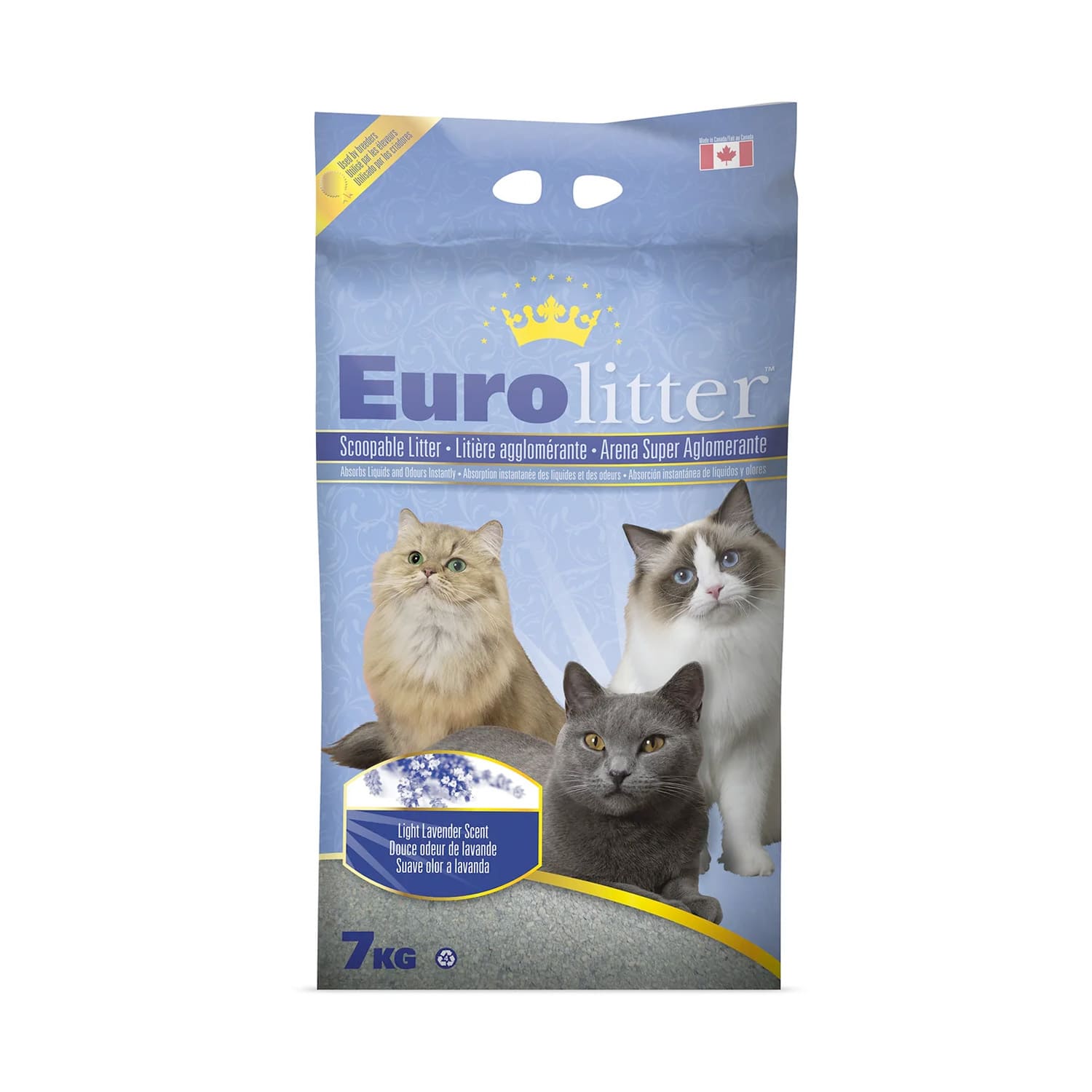 Eurolitter Premium Cat Litter – Lavender 7kg