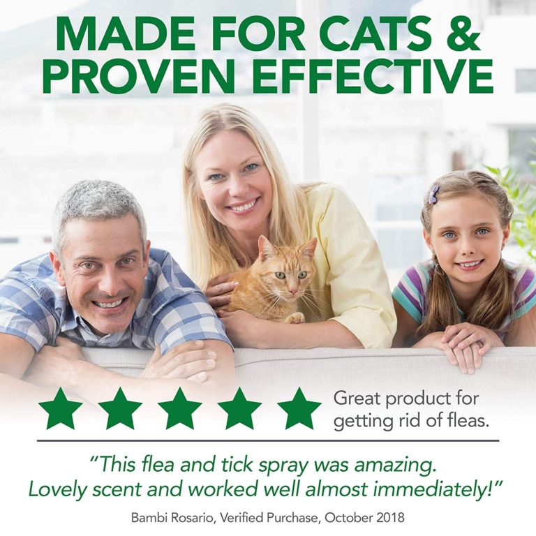 Vet's Best Natural Flea and Tick Home Spray for CATS, 32 oz