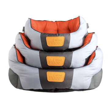 Gigwi Place Soft Bed Canvas TPR Red & Orange