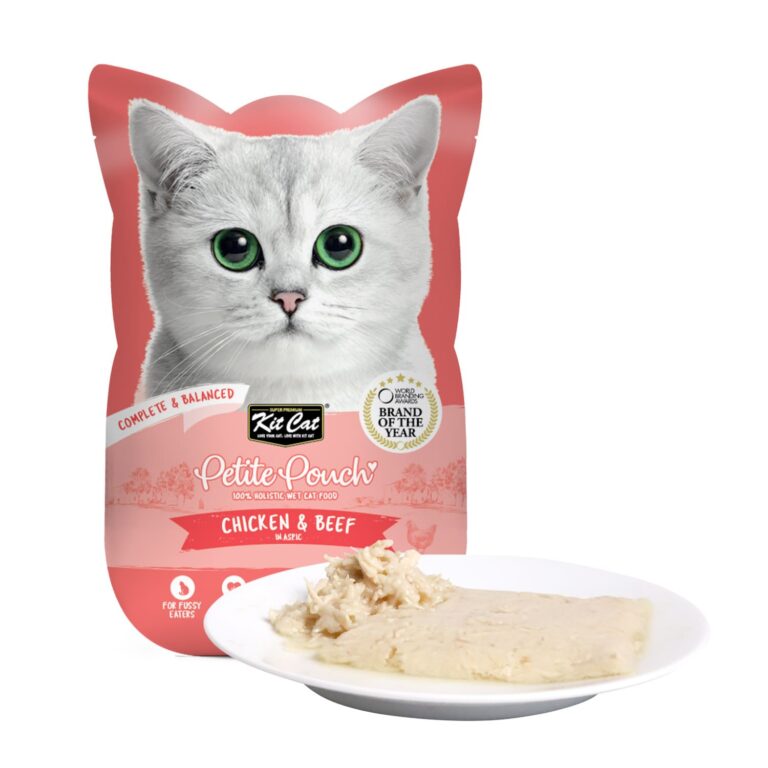 Kit Cat Petite Pouch 70g – Chicken & Beef (1 Box -24pcs)
