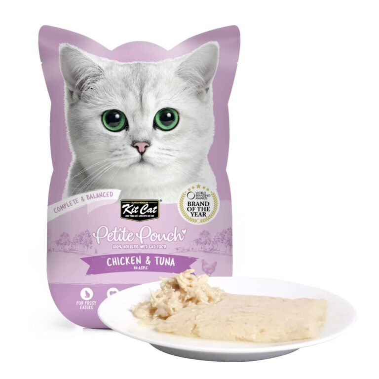 Kit Cat Petite Pouch 70g – Chicken & Tuna (1 Box -24pcs)