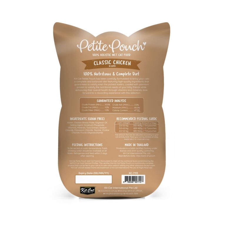 Kit Cat Petite Pouch 70g – Classic Chicken (1 Box -24pcs)