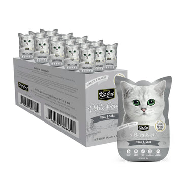 Kit Cat Petite Pouch 70g – Tuna & Saba (1 Box -24pcs)
