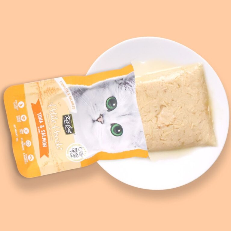Kit Cat Petite Pouch 70g – Tuna & Salmon (1 Box -24pcs)