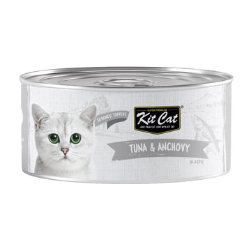 Kit Cat Deboned Tuna & Anchovy Toppers 80g (1 Box -24pcs)