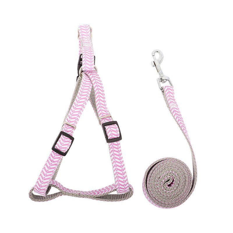 For Pet Dog Lead Chain With Harness - 1.5*120Cm (Mixed Colors)