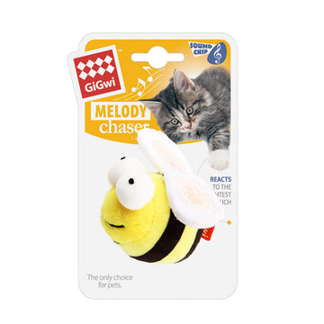 GiGwi Melody Chaser (Bee) with Motion Activated Sound Chip