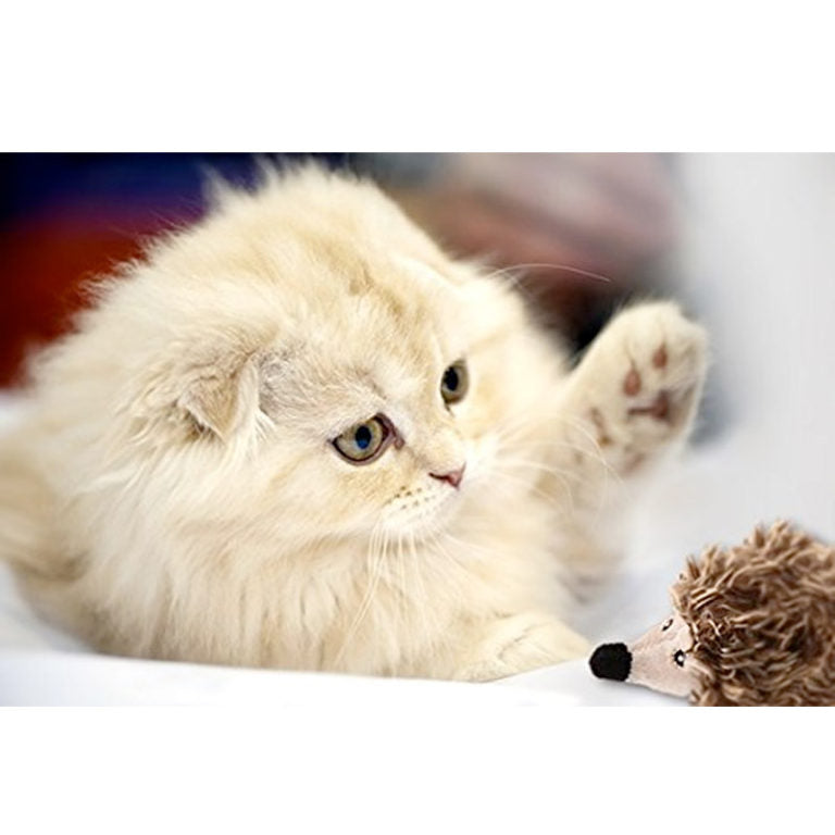 GiGwi Melody Chaser Hedgehog w/ motion Activated Sound Chip