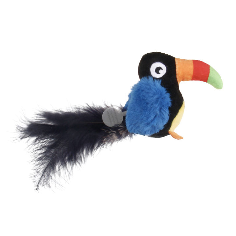 GiGwi Melody Chaser (Toucan) with motion Activated Sound Chip