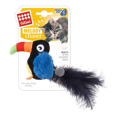 GiGwi Melody Chaser (Toucan) with motion Activated Sound Chip