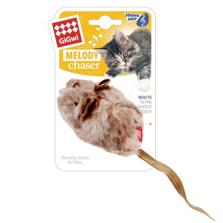 GiGwi Melody Chaser (mouse) with motion Activated Sound Chip
