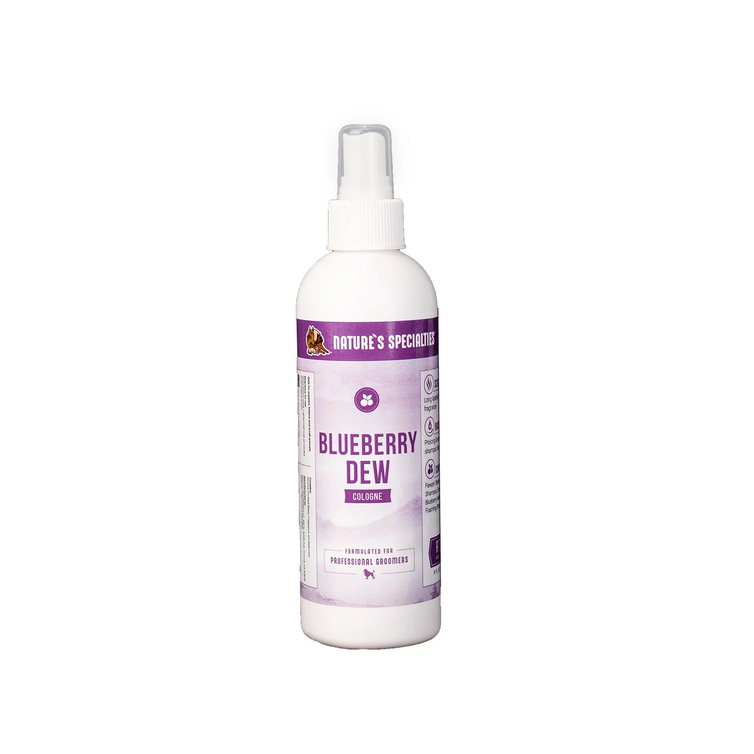 Natures Specialties Blueberry Dew Cologne For Dogs And Cats – 237ml / 8Oz