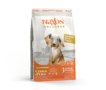 Naxos Puppy Medium Maxi Multiprotein (Duck, Chicken & Turkey) 3kg