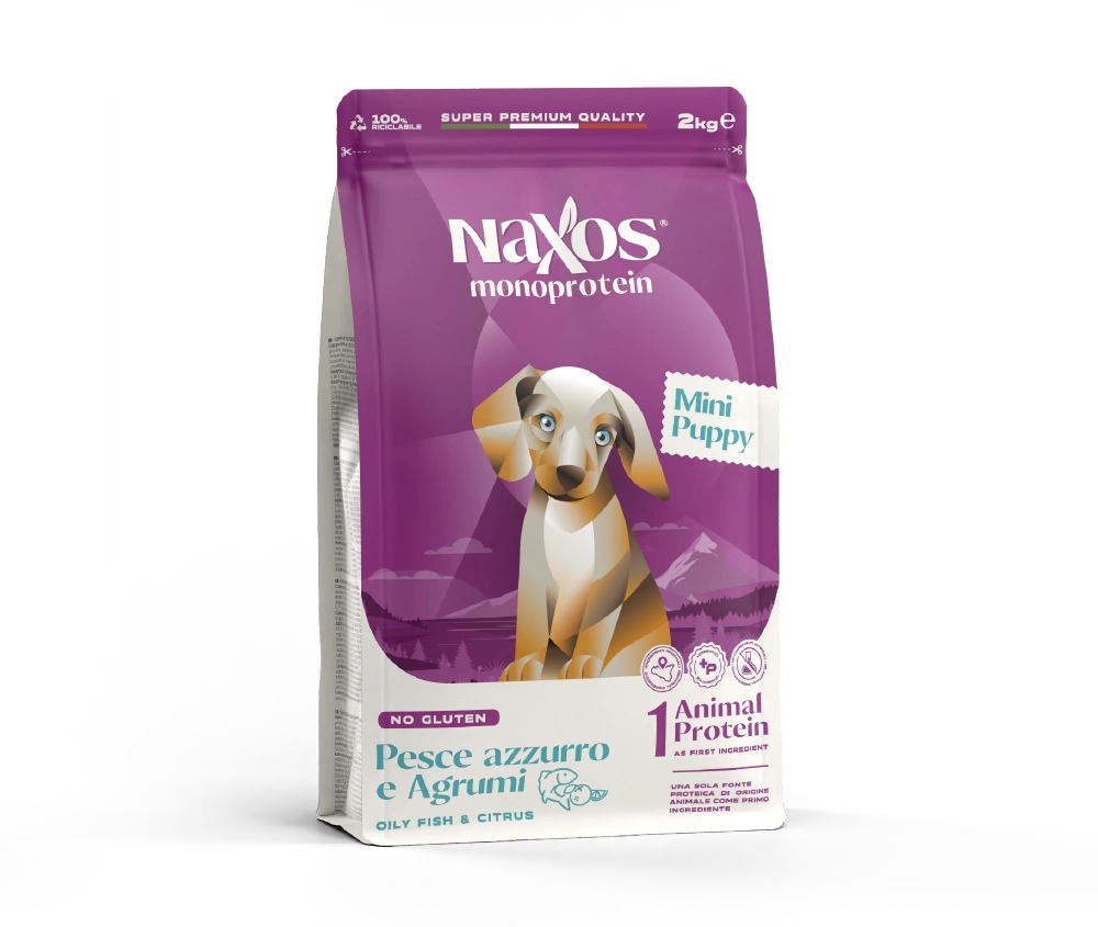 Naxos Puppy Mini Fish And Citrus 2kg