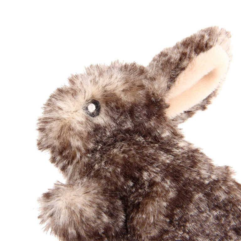 GiGwi Rabbit Fluffy Plush Cat Toy with 3 Refillable Catnip Bags